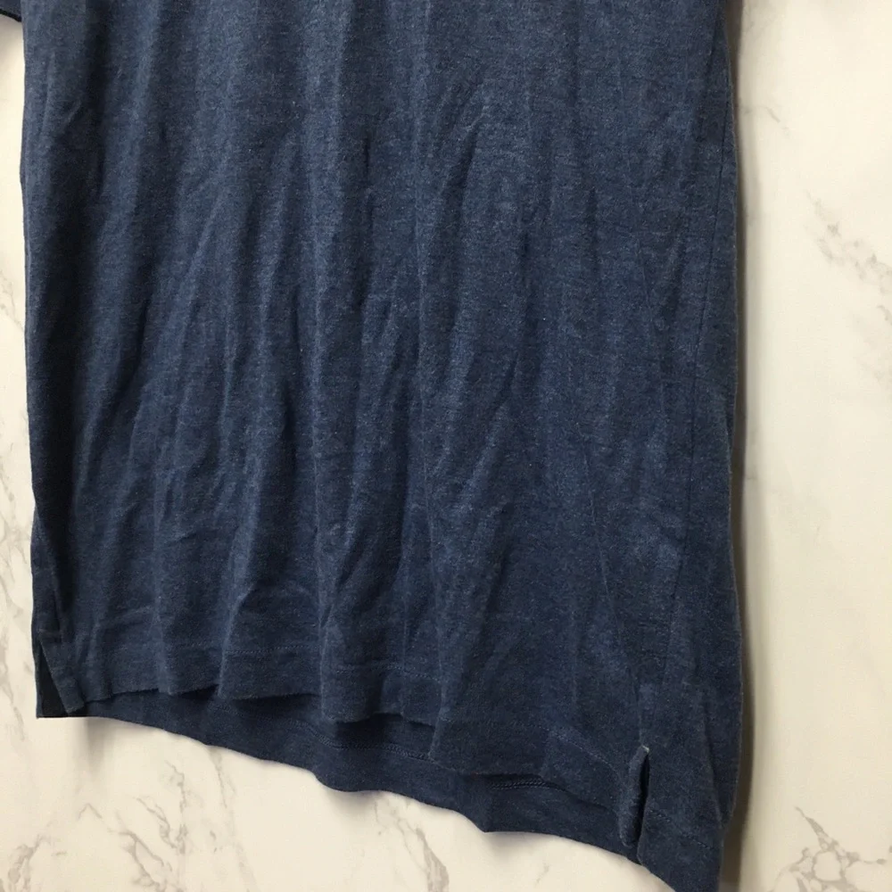 Banana Republic Luxury Touch Performance Small Blue 100% Cotton Preppy Classic